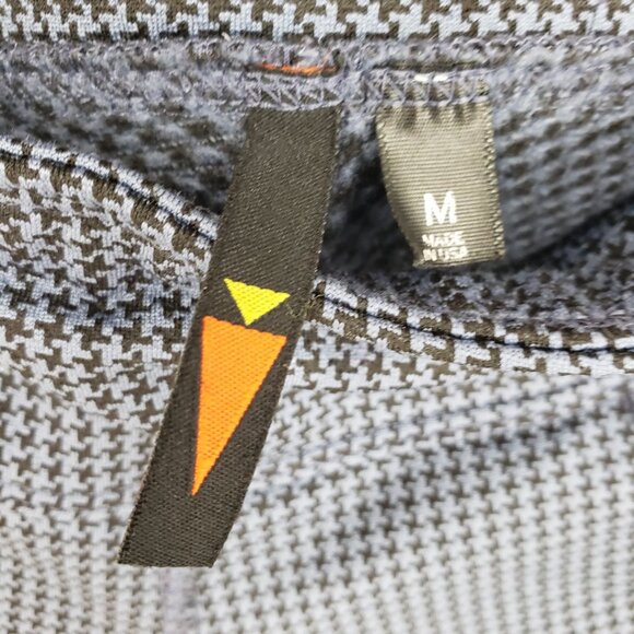 Kerrits Houndstooth Plaid Riding Pants M Women's Leggings Pull on Gray Black - Picture 3 of 8